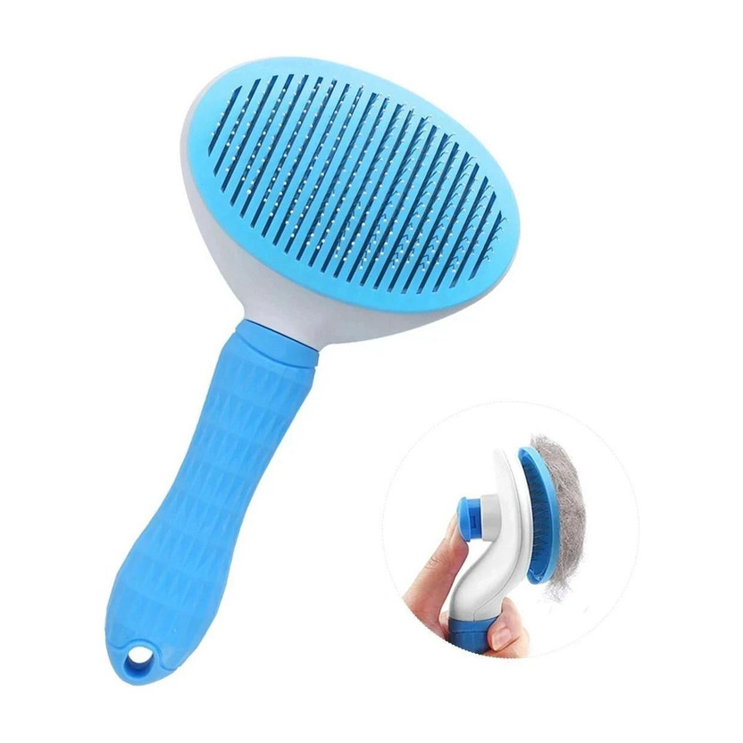 Zibuyu Slicker Dog Comb Brush Pet Grooming Brush Daily Use to Clean Loose Fur & Dirt Slicker Brushes for  Dog