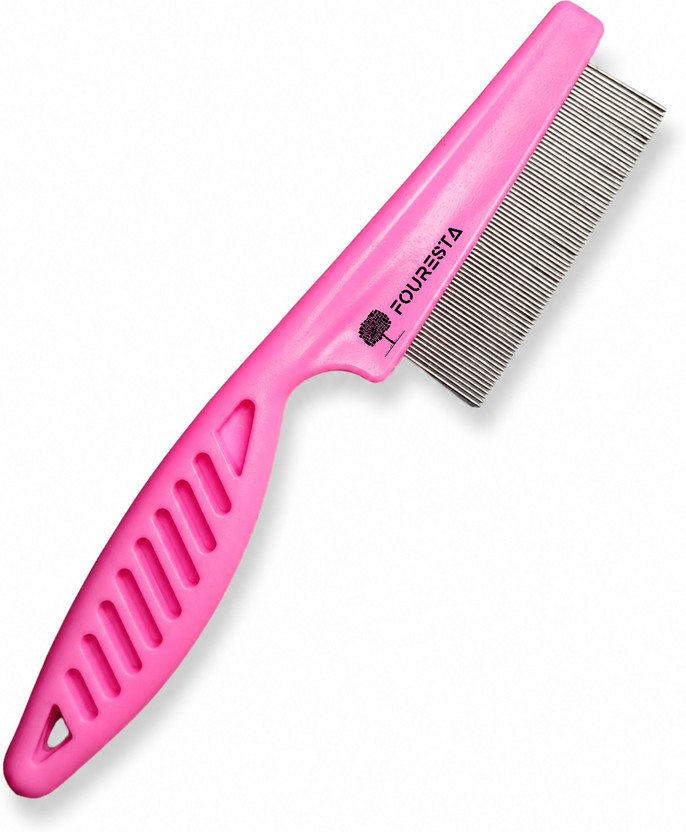 FOURESTA Pet Flea and Tick remover Comb with Stainless Steel Basic Comb for  Dog & Cat, Horse, Rabbit