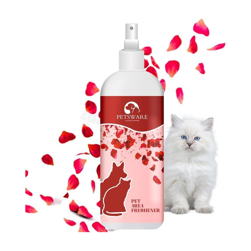 PETSWARE PETSWARE Water based Cat Litter Spray removes Bad Odour from Urine, Feces, Vomit, Rose Deodorizer(200 ml, Pack of 1) - Flipkart Deal