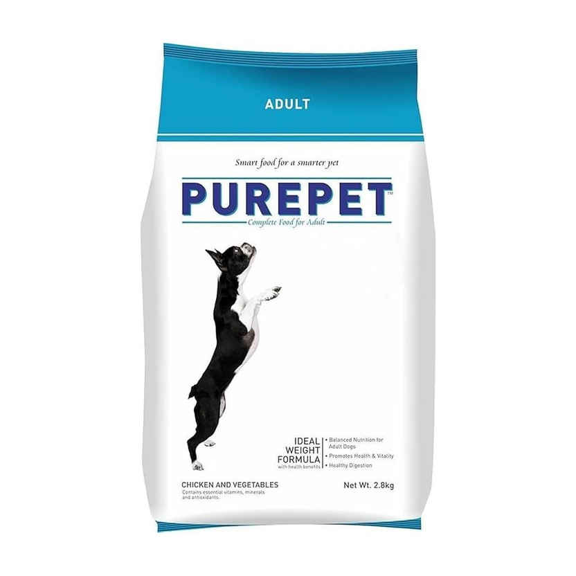 Purepet Purepet Chicken and Vegetable 2.8 kg Dry Adult Dog Food - Flipkart Deal