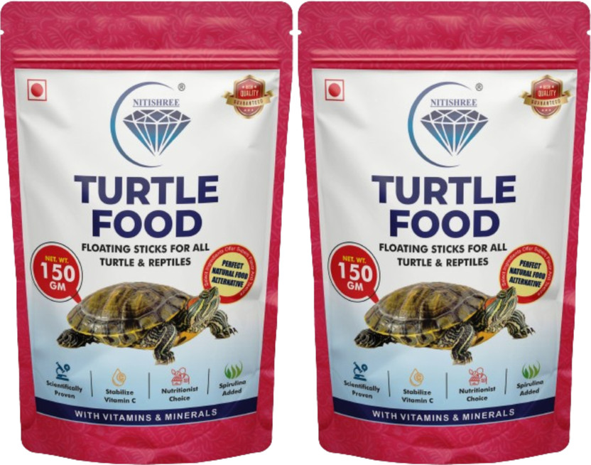 Nitishree TURTAL FOOD & Tortoise food - 300 gm Sea Food 0.3 kg (2x0.15 kg) Dry Adult, New Born, Senior, Young Turtle Food