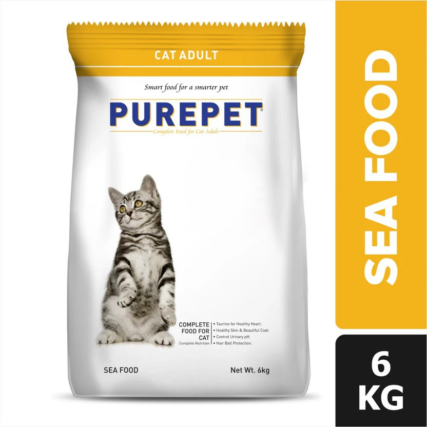 Purepet Sea Food 6 kg Dry Adult Cat Food