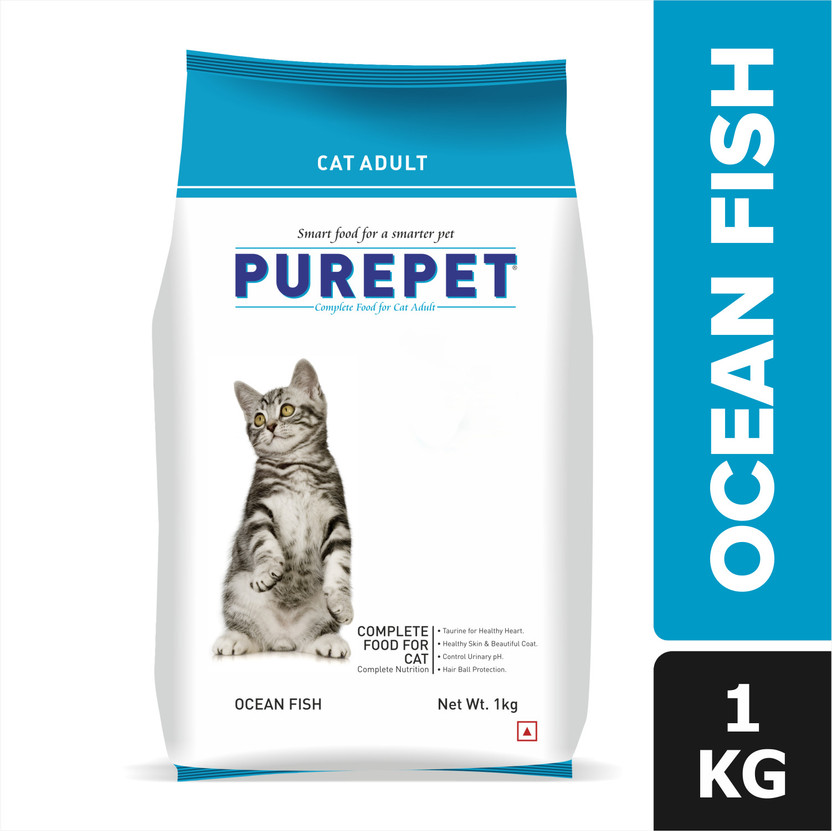 Purepet Ocean Fish 1 kg Dry Adult Cat Food