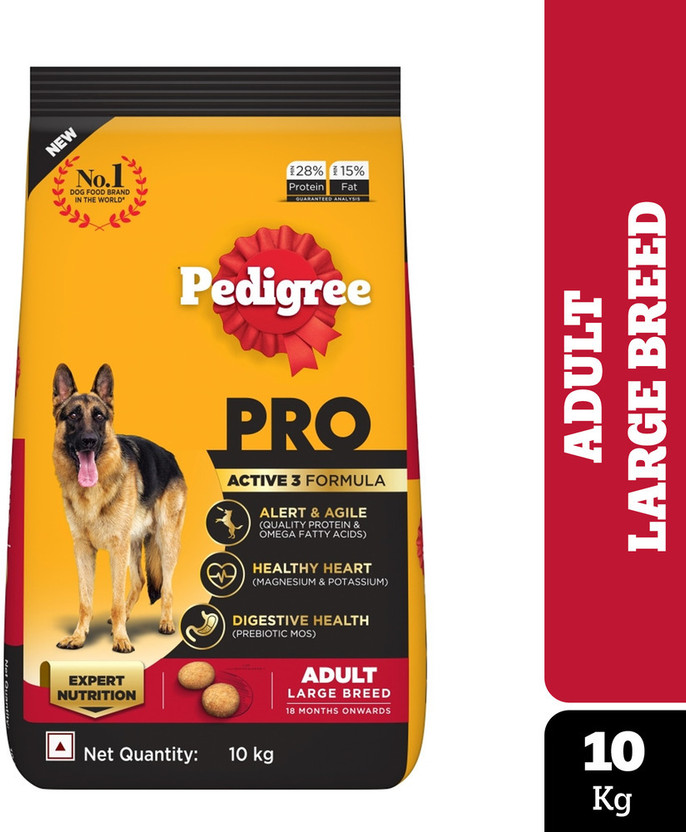 PEDIGREE Large Breed (18 Months Onwards) Chicken 10 kg Dry Adult Dog Food