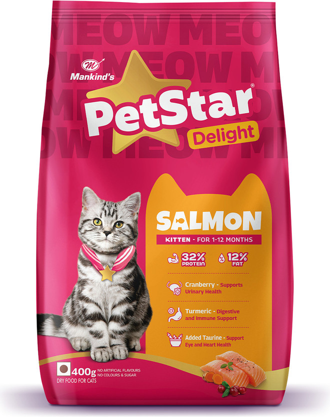 PetStar Salmon , Kitten Salmon 0.4 kg Dry Young Cat Food