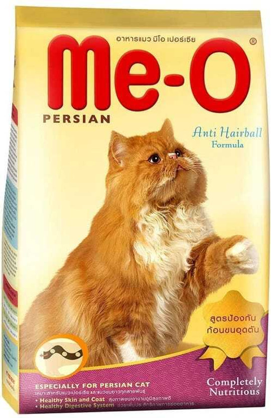 Me-O Persian Cat Dry Food Anti Hairball Formula With Taurine & Omega 3 1.1 kg Dry Adult Cat Food