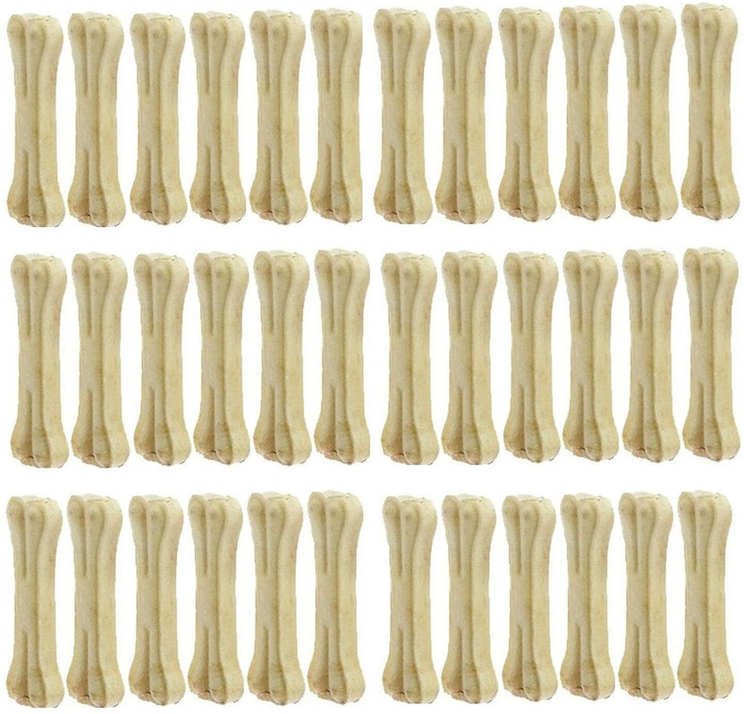 Puppy buddy Pet treat & Digestible Calcium Bone 4 inchPack of 36 Chicken Dog & Cat Chew(1.8 kg, Pack of 36)