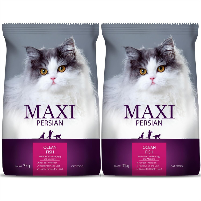 Maxi Buy 1 Get 1 , Persian Ocean Fish 14 kg (2x7 kg) Dry Adult Cat Food