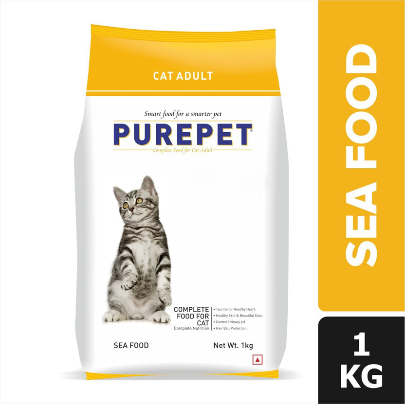 Purepet Sea Food 1 kg Dry Adult Cat Food