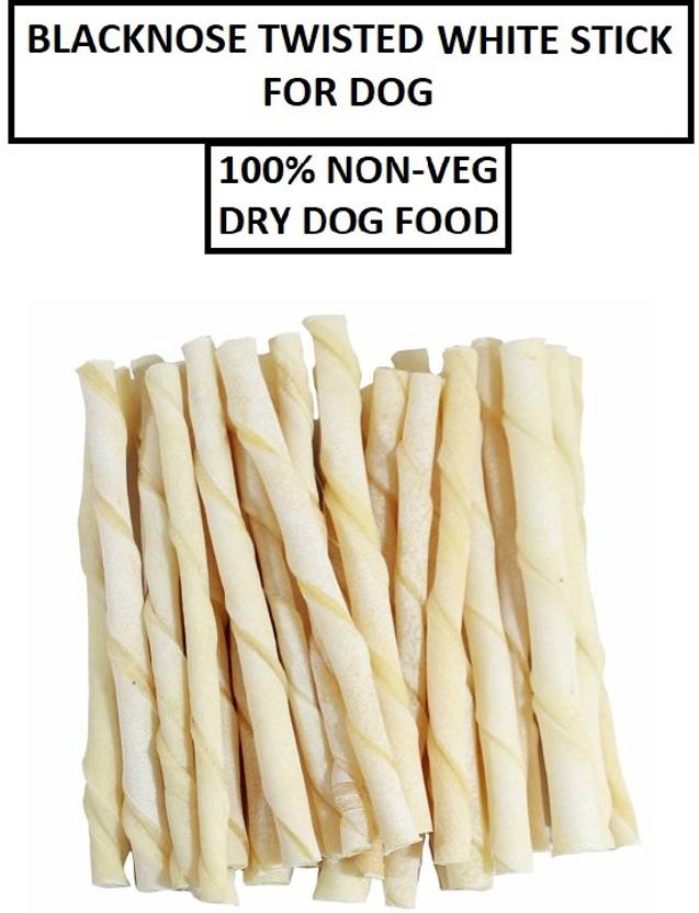 Blacknose Easly Digestible Dog Chew Rawhide White Sticks ( Beef