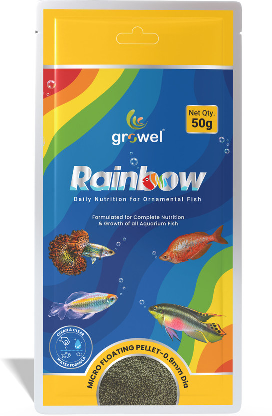 Growel Rainbow 3RB009AL0050 0.05 kg Dry Adult Fish Food