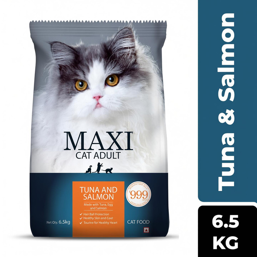 Maxi Tuna and Salmon 6.5 kg Dry Adult Cat Food