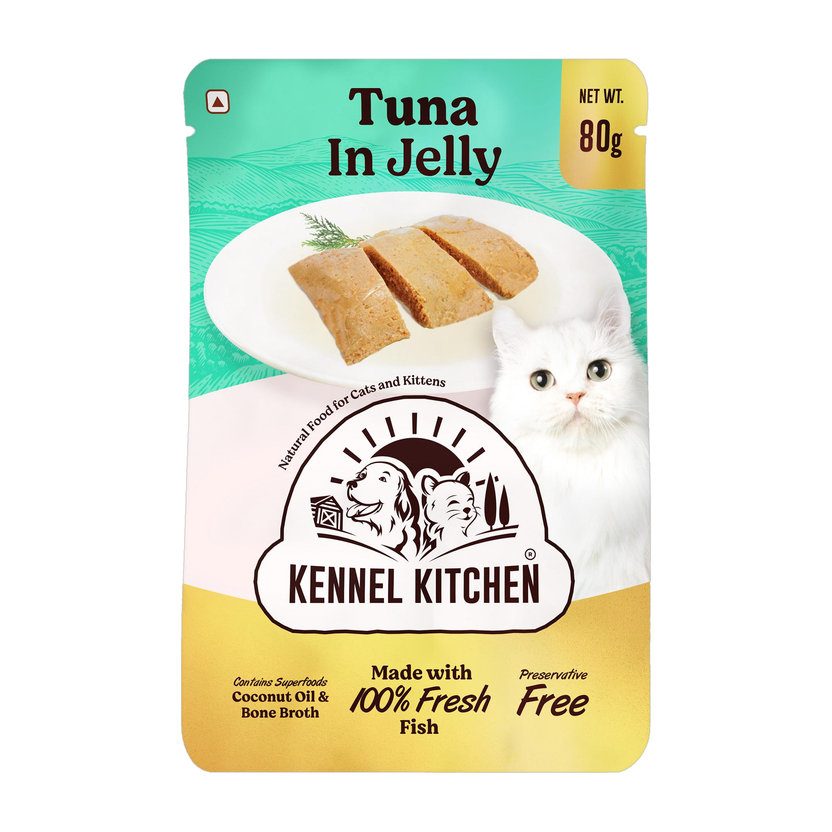 kennel kitchen Cat Wet Food Tuna in Jelly Tuna 80 g Wet Adult, Young Cat Food