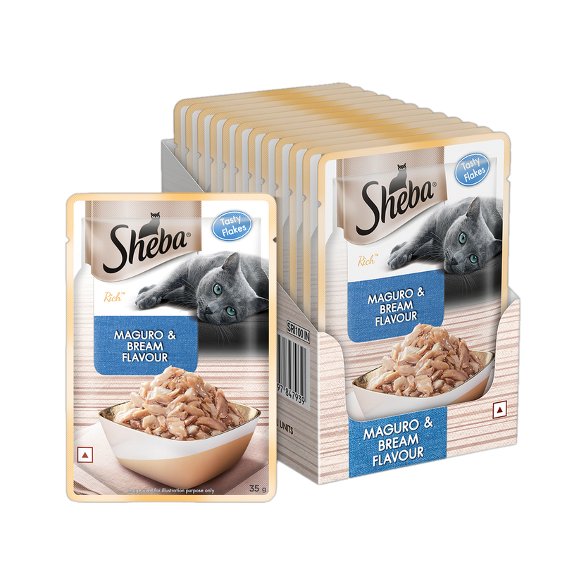 Sheba Rich Maguro 420 g (12x35 g) Wet Adult Cat Food
