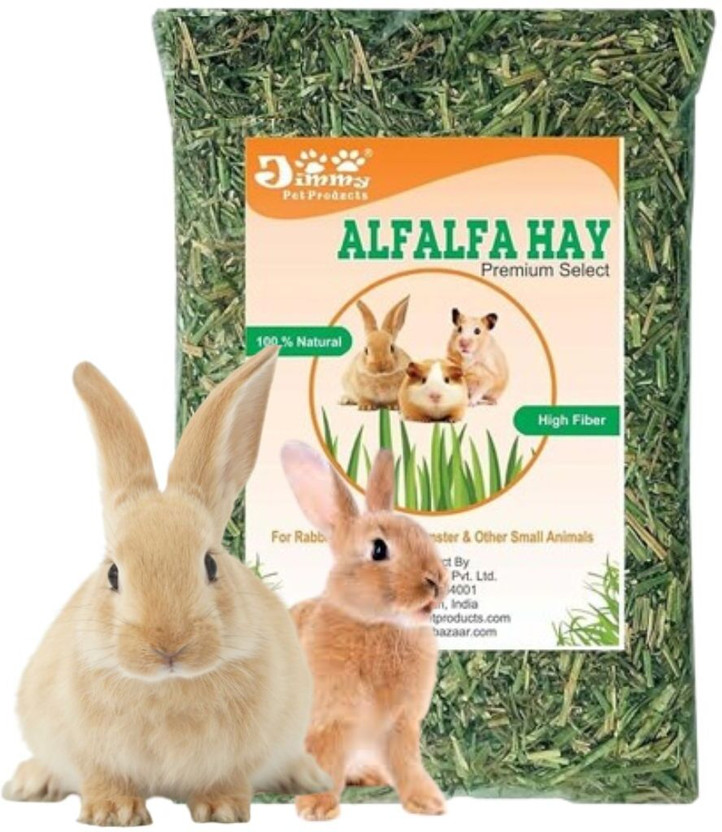 Jimmy Jimmy Green Alfalfa hay food for rabbit & guinea pig Calcium Rabbit Food Hay 1.15 kg Dry All Life Stages Rabbit Food