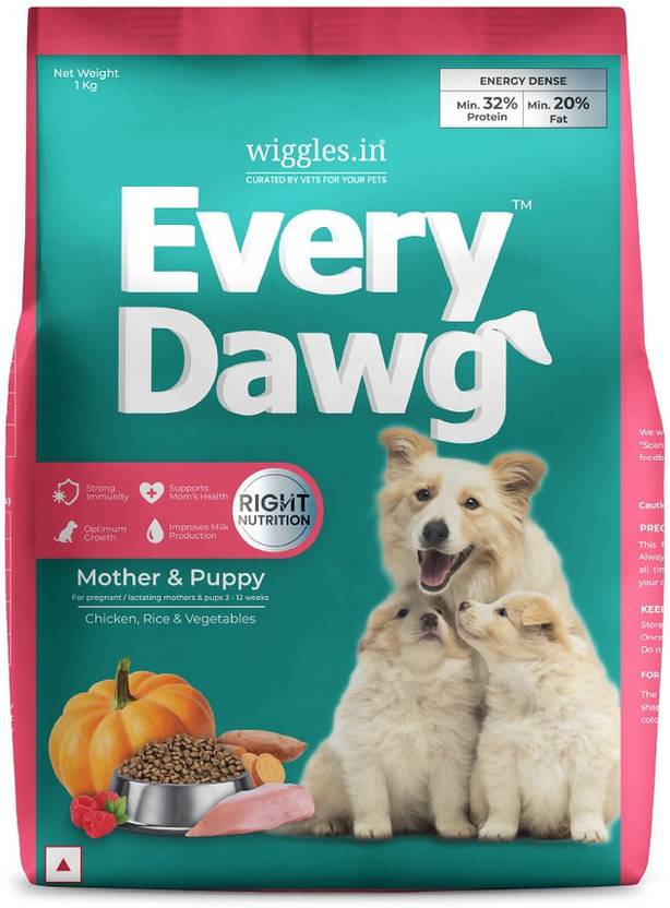 Wiggles EveryDawg Mother & Puppy (3-12 weeks) Starter Food Dry Dog, 1kg