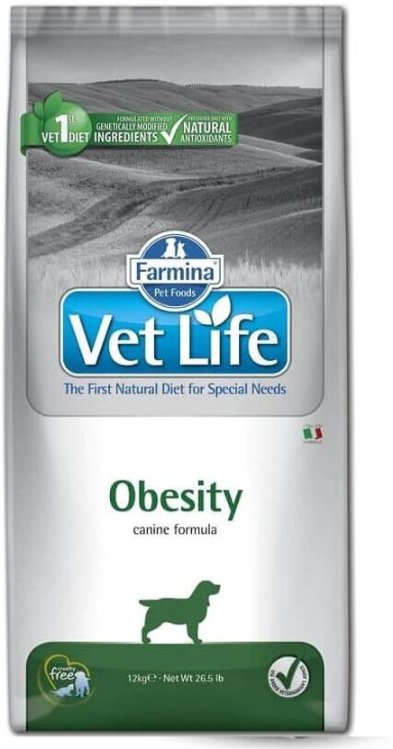 Farmina Vet Life Natural Diet Dog Obesity - 12Kg 12 kg Dry Adult Dog Food