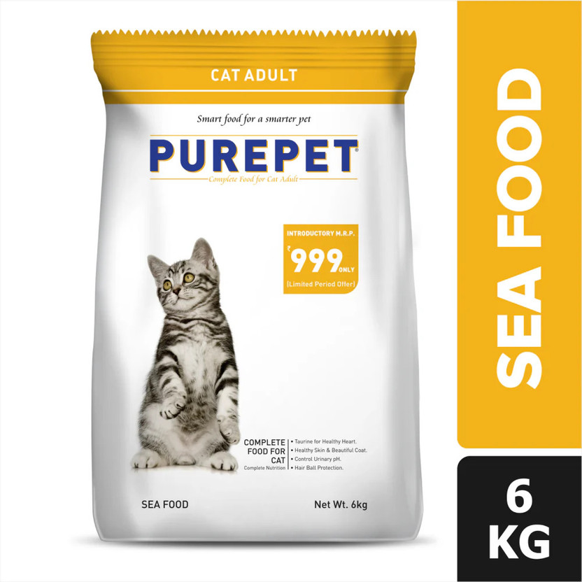 Purepet Sea Food 6 kg Dry Adult Cat Food