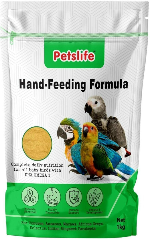 Petslife Petslife Hand Feeding 1 kg Dry New Born Bird Food - Flipkart Deal