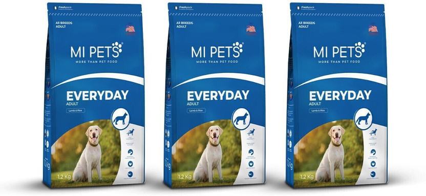 MI PETS Adult dog food 3.6 kg Chicken 3.6 kg (3x1.2 kg) Dry Adult, Senior Dog Food