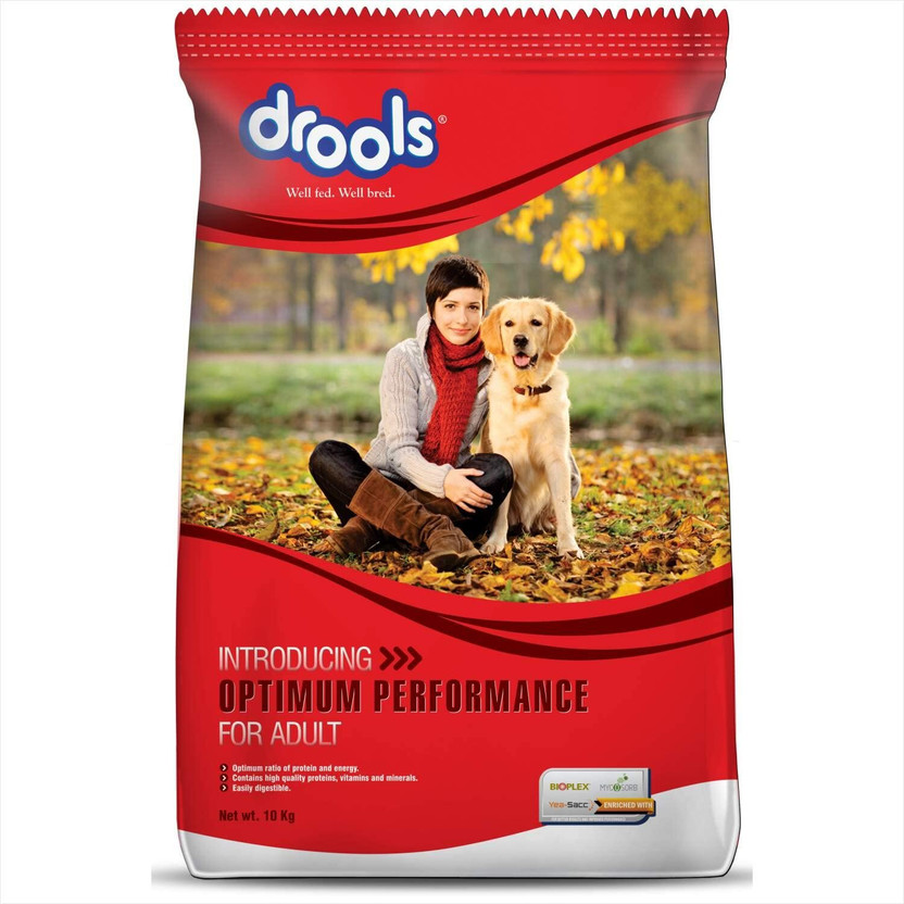 Drools Drools Optimum Performance Adult Dry Dog Food, Chicken 20 kg Dry Adult Dog Food