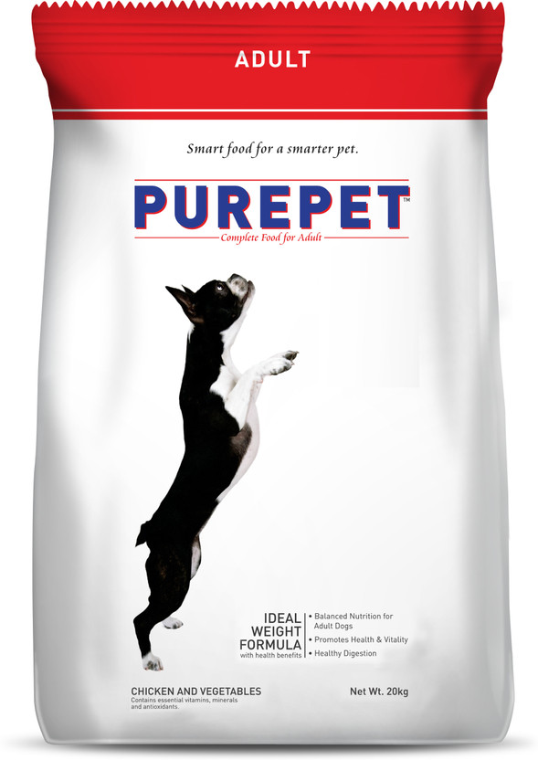 Purepet Chicken and Vegetable 20 kg Dry Adult Dog Food