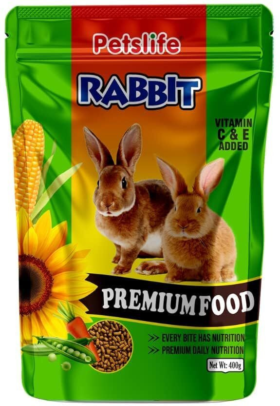 Petslife Rabbit 0.4 kg Dry Young, Adult, Senior Rabbit Food