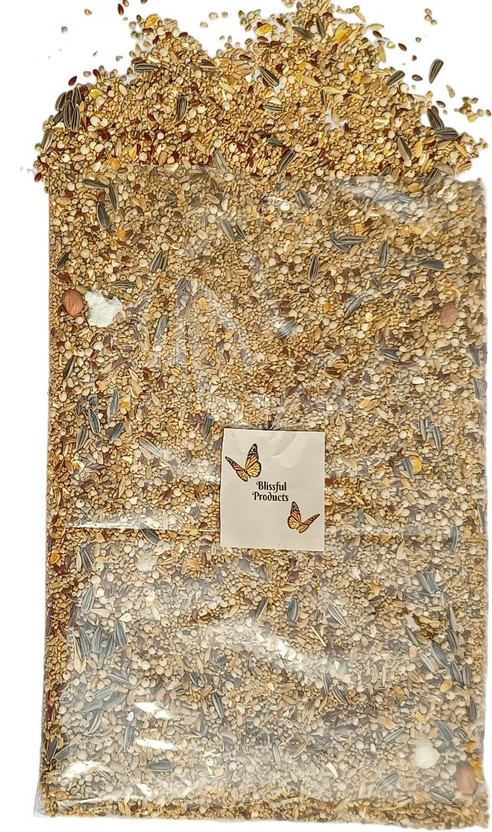 Blissful Products Special Mix Seeds Bird Food 11 Types of Nutrient Rich seed for All Kind of Birds 0.5 kg Dry Adult Bird Food