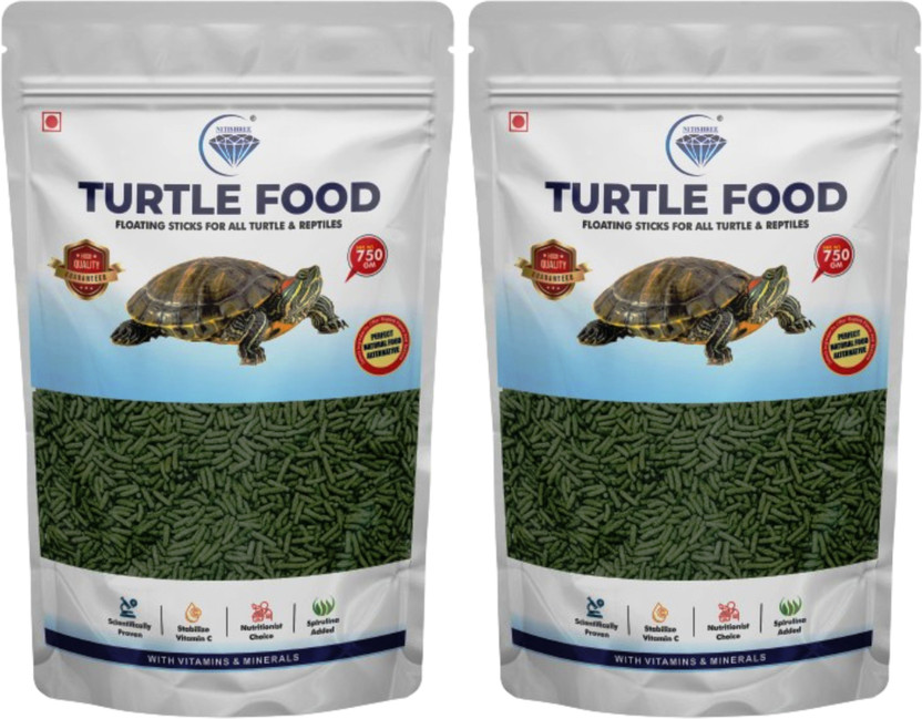 Nitishree TURTAL FOOD & Tortoise food - 1500 gm Sea Food 1.5 kg (2x0.75 kg) Dry Adult, New Born, Senior, Young Turtle Food