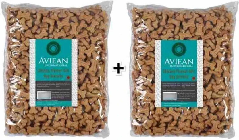 Aviean International Dog Puppy Biscuits Combo Offer (0.7 KG+0.7 KG) Chicken 1.4 kg (2x0.7 kg) Dry New Born, Senior, Adult Dog Food