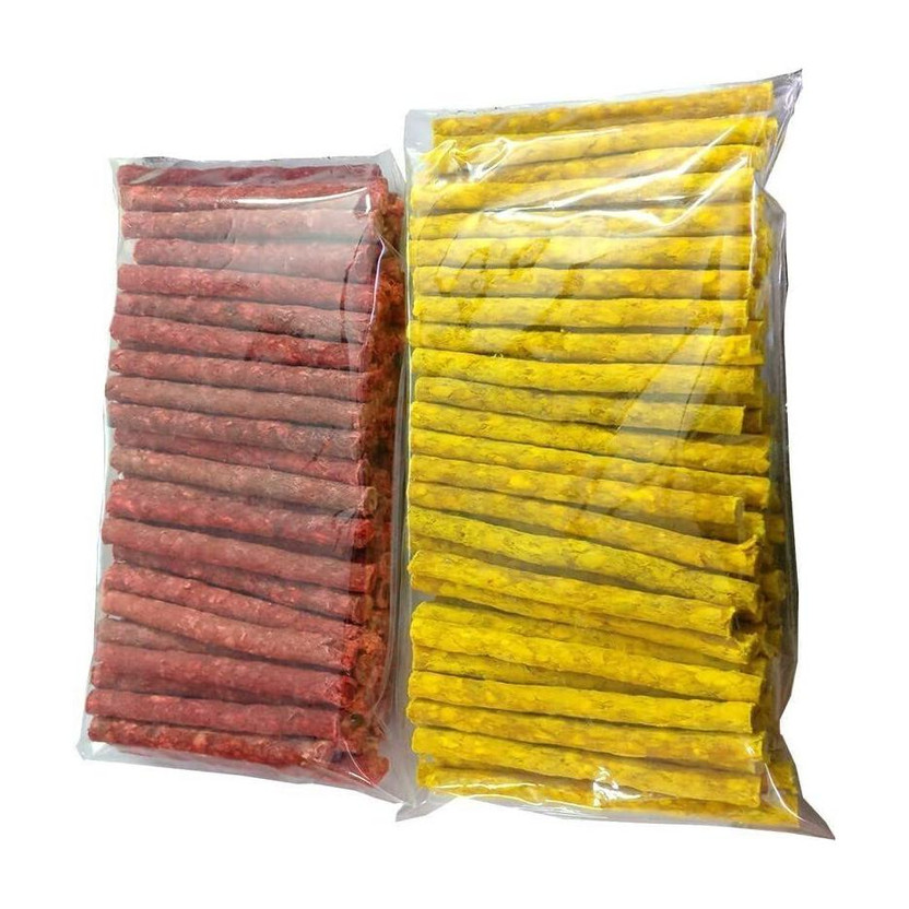 BARKZ & CLLAWZ Dog Snacks Protien Chicken & Mutton Chew Sticks (450g) Chicken, Mutton 0.45 kg Dry Adult, Young Dog Food