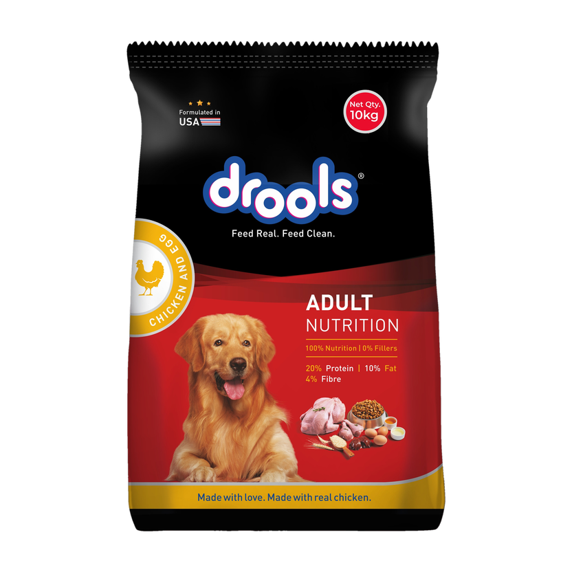 Drools Real Chicken Egg 10 Kg Dry Adult Dog Food