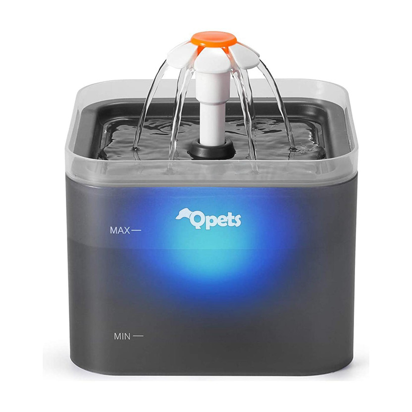 Qpets Qpets 2.0L Automatic Pet Water Fountain for Cats and Small Dog Plastic Pet Bowl(2 L Grey) - Flipkart Deal