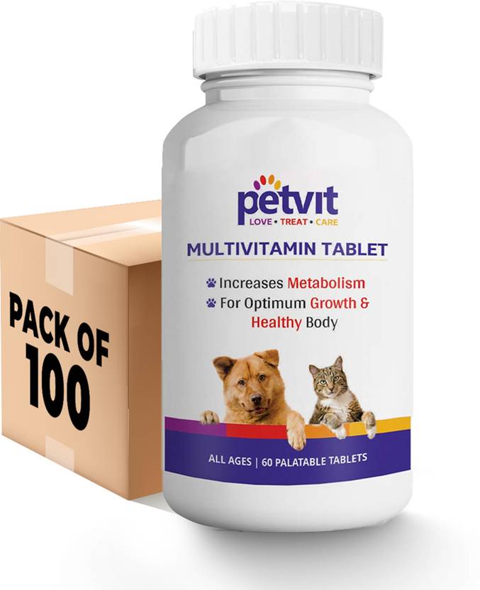 Petvit Multivitamin & Multimineral 60 Palatable Chewable Tablets