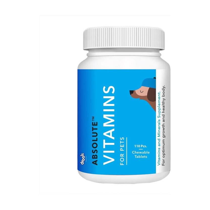 Drools Vitamin Tablet - 110 Pieces Pet Health Supplements(0.4 kg)