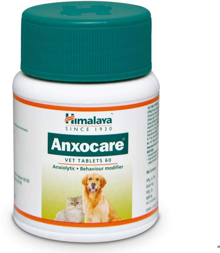 Himalaya Himalaya Herbals Anxocare Relaxation Tablets for Dogs | Separation Anxiety & Barking | 60 Tablets Pet Health Supplements(60 Pieces) - Flipkart Deal