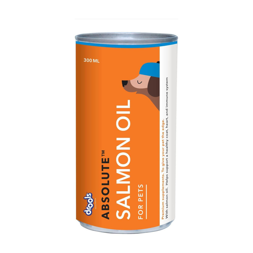 Drools Absolute Salmon Oil Syrup Pet Health Supplements(300 ml)