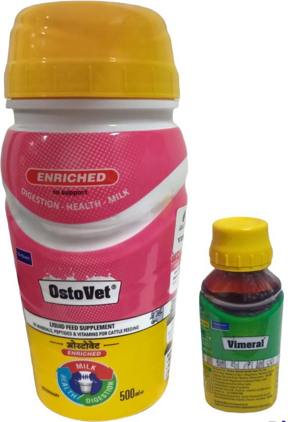 ADILAID Ostovet (500ml) Calcium Liquid + Vimeral (30ml) Multivitamin