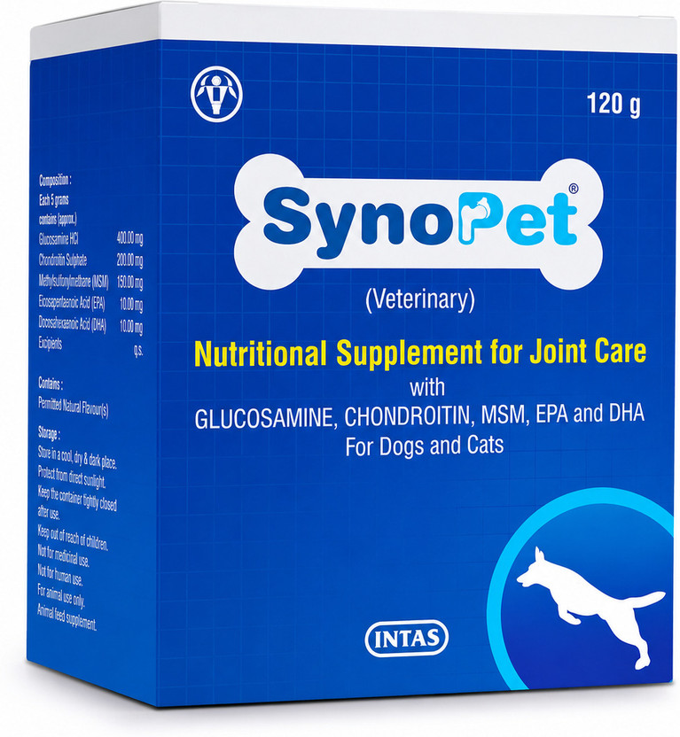 SYNOPET SYNOPET INTAS -120G Pet Health Supplements(4 g) - Flipkart Deal