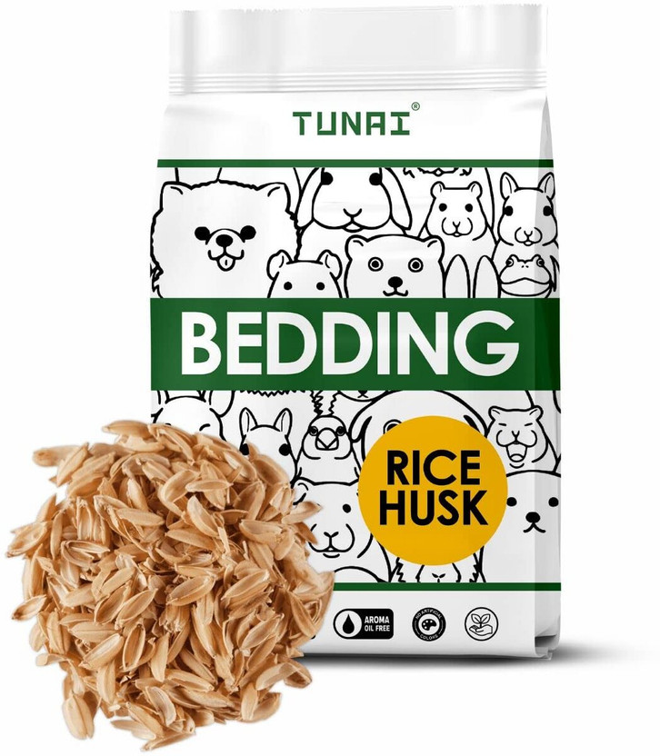 TUNAI TUNAI Natural Rice Husk Bedding for Rabbit, Guinea Pig, Hamster 250g Pet Litter Tray Refill - Flipkart Deal