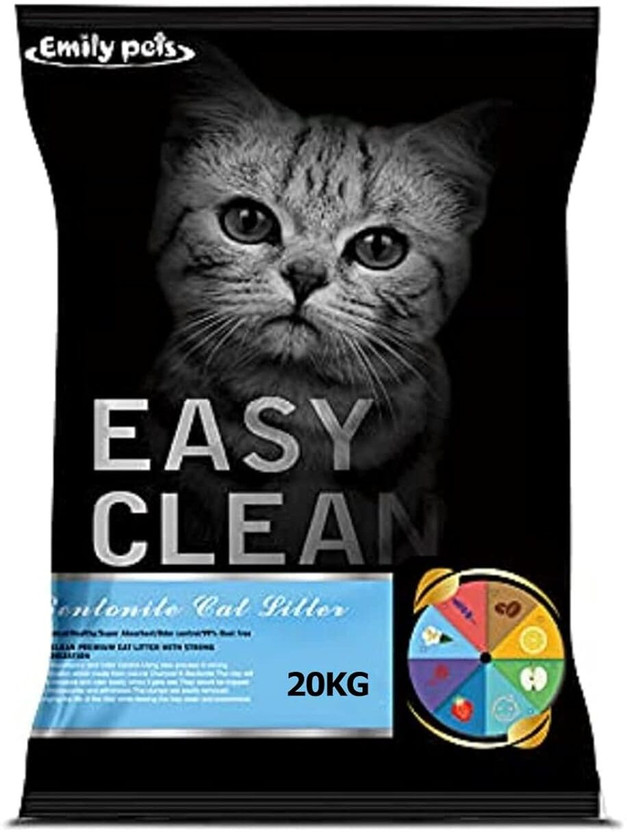 Emily Pets Lavender Scented Cat Litter - 25L Bag for Superior Freshness for Your Cat Pet Litter Tray Refill
