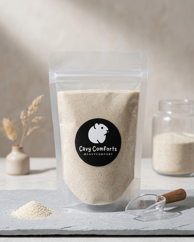 CAVY CAVY COMFORTS Silica Sand for Hamster Bath (300gm) - Safe Cleaning Sand for Small Pets - Pet Litter Tray Refill - Flipkart Deal