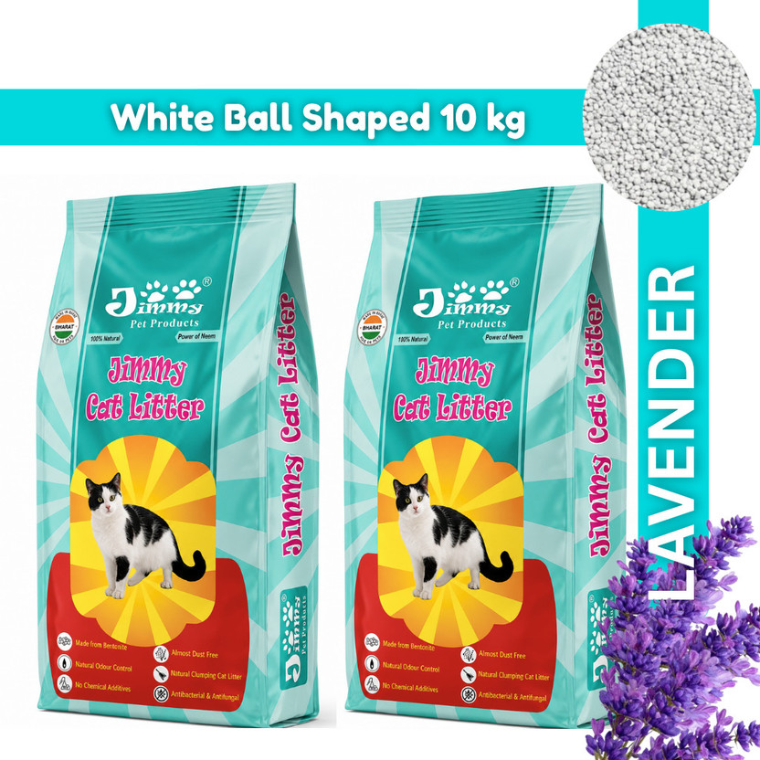 Jimmy Cat Litter Lavender Fragrance Dust Free Super Absorbent Quick Clump Odor Control Pet Litter Tray Refill