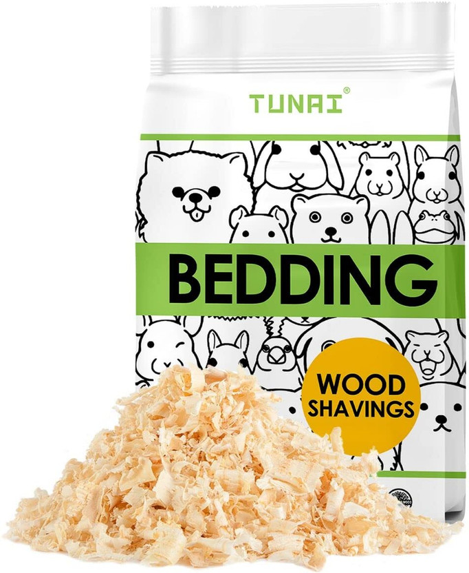 TUNAI Natural Wood Shaving Bedding For Rabbit 1KG Pet Litter Tray Refill
