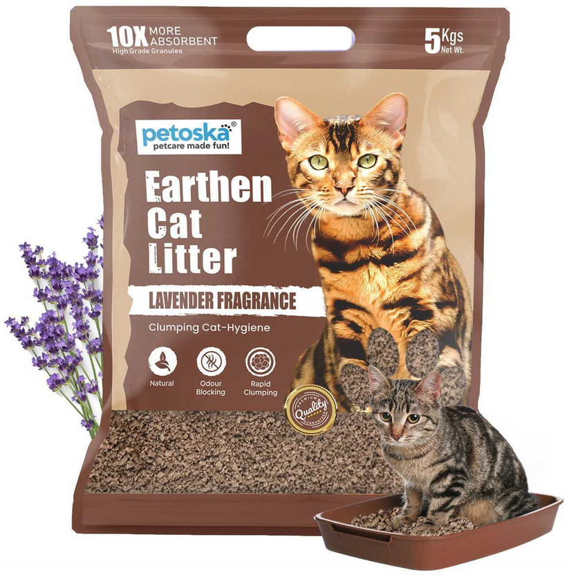 PETOSKA Earth Cat Litter Pet Litter Tray Refill