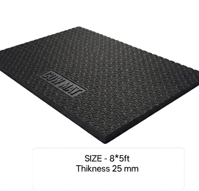 JINDALMAT PREMIUM MAT FOR ALL ANIMAL'S SIZE-8*5ft,BPA FREE, WATERPROOF, 25MM HEAVY THIK Cow, Hamster Pet Mat