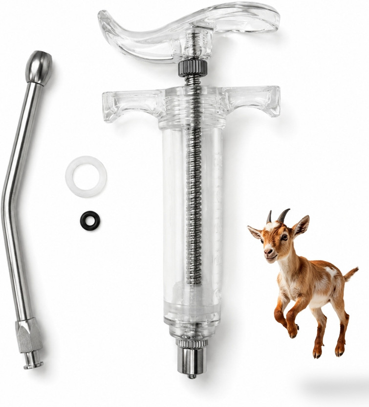 SAFURE 10ml Feeding Syringe – Multipurpose Feeding & Medical Injector for Livestock Pet Nursing Kit