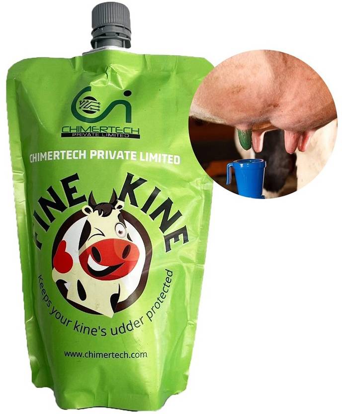 CHIMERTECH Fine Kine Teat Dip Solution for Cow 400g Pet Nursing Kit