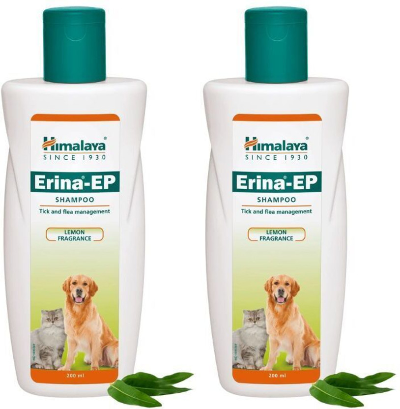 Erina Flea and Tick, Anti-dandruff, Anti-fungal, Anti-itching Fresh & Natural Dog, Cat Shampoo(400 ml)