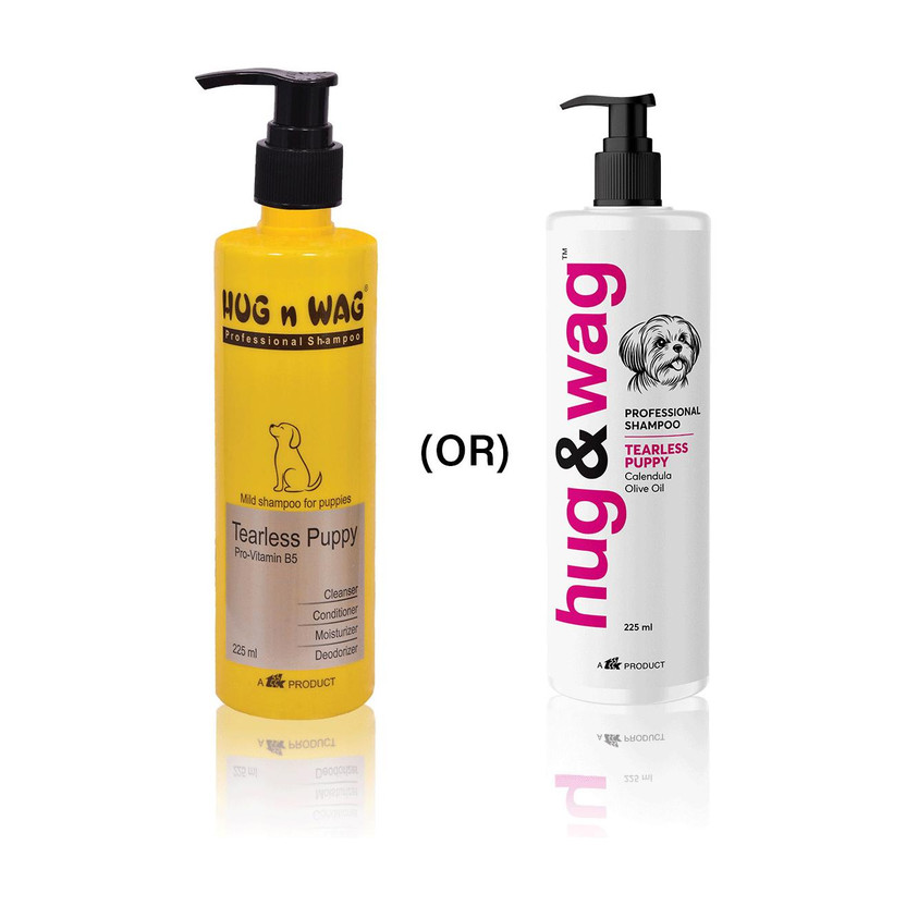 Hug Hug n Wag Professional , 4-in-1 Tearless Conditioning Cleans, Conditions, Moisturizes & Deodorizes, Enriched with Olive Oil Dog Shampoo(225 ml) - Flipkart Deal
